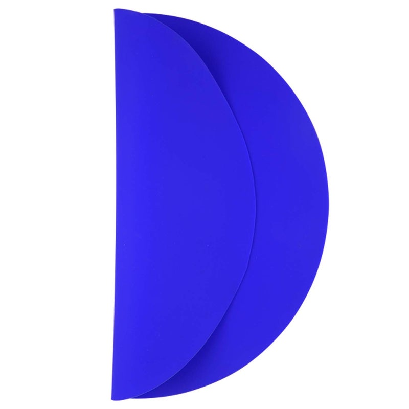 ONE250 12" Inch Silicone Microwave Multi-Mat, Non-Stick Heat Resistant Oven Mat Microwave Trivet Mat - 2 Pack (Blue) - Image 3